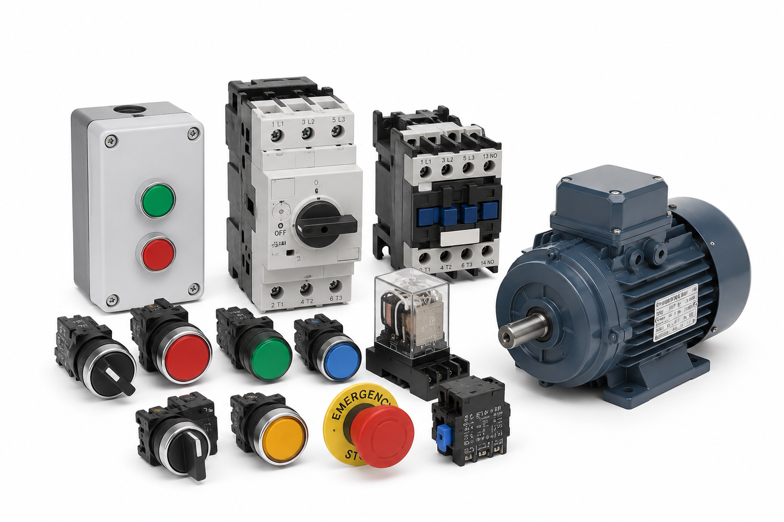 Controls - Motor, Relays, Pushbuttons